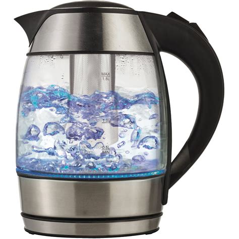 Brentwood Appliances Borosilicate Glass Tea Kettle with Tea Infuser - Walmart.com