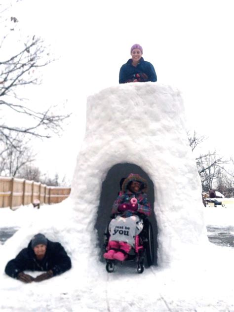 This dad who built an epic igloo for his kids with disabilities is winning hearts - Good Morning ...