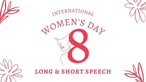 International Women's Day Speech 2023 In English For All Kinds of Students