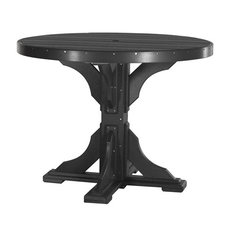 Round Bar Table - Recycled Patio