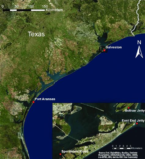 Map Of Port Aransas Texas Area - Printable Maps