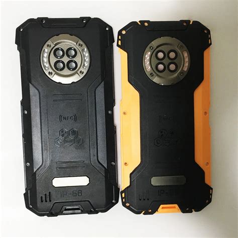 Black/Orange/green For DOOGEE S96 PRO Battery Cover Back Housing Case with Speaker and NFC ...