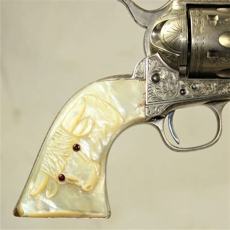 Engraved Colt SAA Revolver