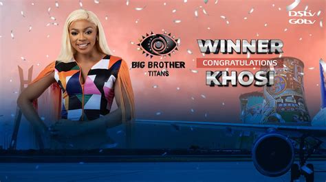 Big Brother Titans 2023 Winner Name: Khosi Is Big Brother Titans winner crowned