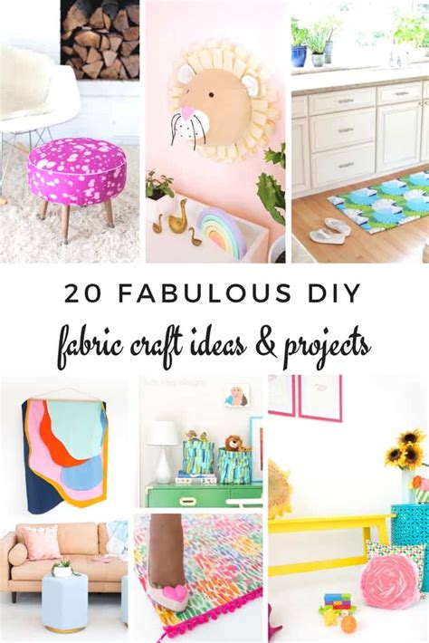 20 Fabulous DIY Fabric Crafts and Project Ideas - Design Dazzle