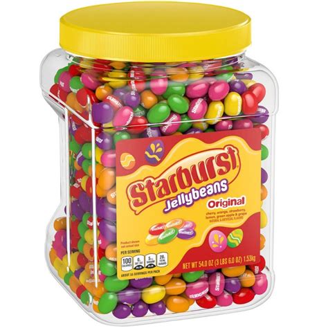 Starburst Original Jelly Beans Bulk Tub - 3lbs+ | Candy Funhouse