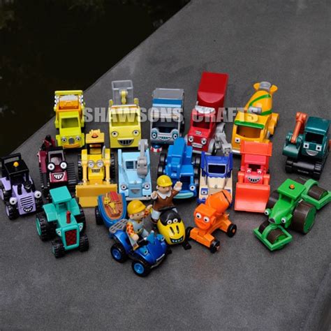 BOB THE BUILDER DIECAST TOYS 16 VEHICLE LOT SCOOP LOFTY ROLRY MUCK DIZZY TRAVIS | eBay