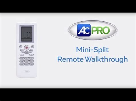 Confortotal Mini Split Remote Control