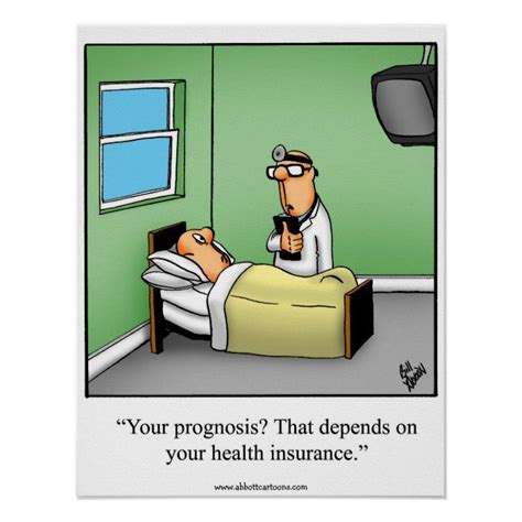 Funny Health Insurance Humor Poster | Zazzle | Health insurance humor, Health insurance, Health ...