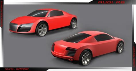 AUDI R8 - Exterior (under progress) by Sunil Raikar at Coroflot.com