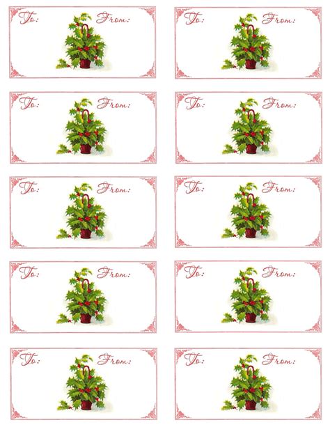 Free Printable Christmas Gift Tags