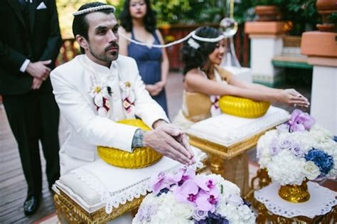 A Traditional Thai Water Blessing Ceremony - Flowers by Cina