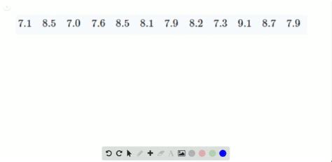 ⏩SOLVED:Find the median and the mode for each set of data. Anita's… | Numerade