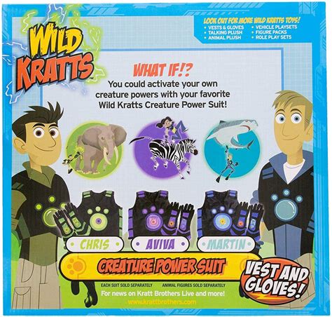 Wild Kratts Creature Power Suit, Martin - Size Large 6-8X - Includes ...