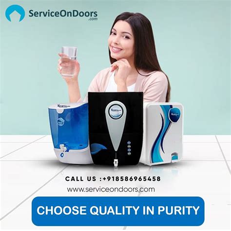 Best Water Purifier Brands in India | Serviceondoors | 8586965458