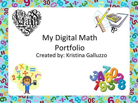 Digital Math Portfolio by Kristina - Issuu