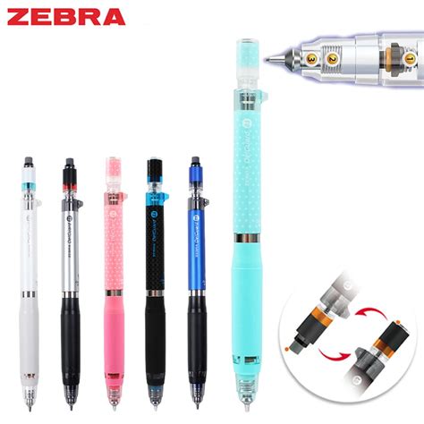 ZEBRA Mechanical Pencil Metal 0.5mm Refill Hand Painted Automatic Pencil Activities Penci For ...