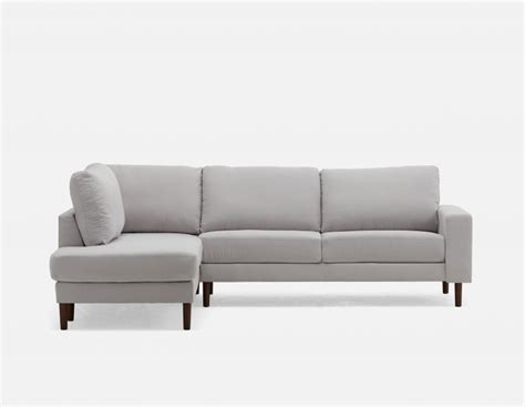 CAMPBELL Light Grey Left-facing sectional sofa | Structube in 2020 ...