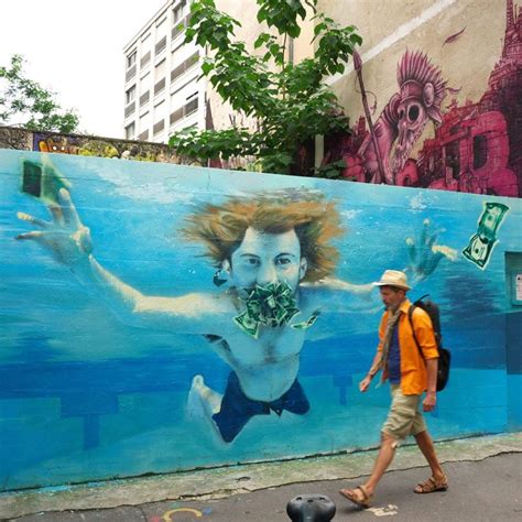 Street Chalk Art, 3d Street Art, Murals Street Art, Street Art Graffiti, Mural Art, Street ...