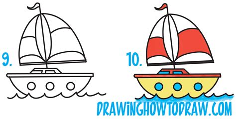 Easy Drawing Of Boat at GetDrawings | Free download