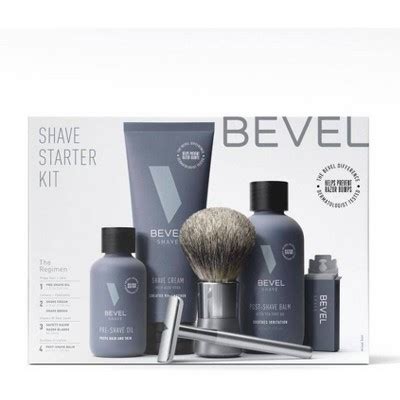 Bevel Men's Shave Kit - Safety Razor, Shave Brush, Shave Cream, Pre ...