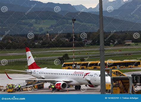 Salzburg Airport in Salzburg Austria Editorial Photo - Image of city ...