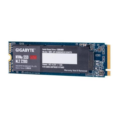 Buy Gigabyte 512 GB SSD Solid State Drive - M.2 2280 Internal - PCI Express NVMe Price in Pakistan