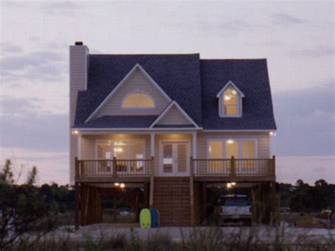 Coastal Home Plans On Stilts - Coastal House Plans Banks Channel ...