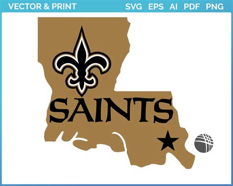 New Orleans Saints - Alternate Logo (2006) - Football Sports Vector SVG ...