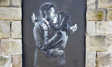 Banksy artwork brings windfall to Bristol youth club | Banksy artwork, Banksy mobile lovers, Banksy