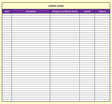 Ledger Balance Sheet - 10 Free PDF Printables | Printablee | Balance ...