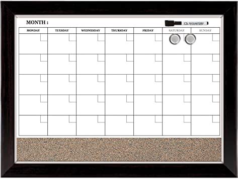 MAGNETIC COMBO BOARD CALENDAR - Western Paper