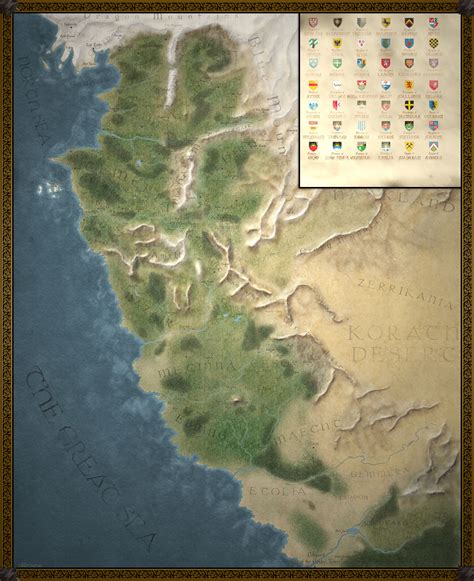 The witcher, Map, World map