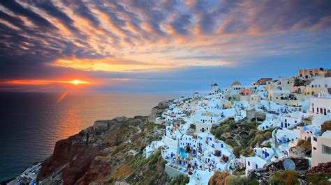 «Oia Town» 1080P, 2k, 4k Full HD Wallpapers, Backgrounds Free Download | Wallpaper Crafter