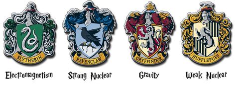 Which Hogwarts House are the Fundamental Forces? | by Luke McKinney | Medium