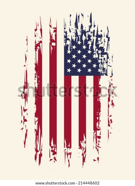 Background Aged Usa Flag Eps 8 Stock Vector (Royalty Free) 214448602 ...