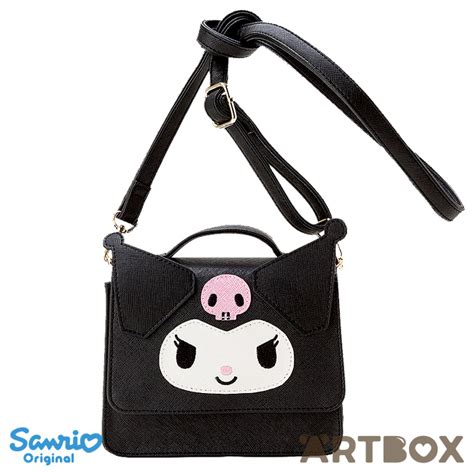 Buy Sanrio Kuromi Face Design Faux Leather Mini Shoulder Purse at ARTBOX