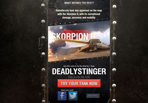 WOT "Choose your tank" redeem codes : r/WorldofTanks