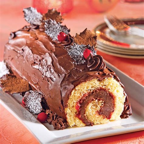 Bûche de Noël divinement exquise - Recettes - Cuisine et nutrition ...