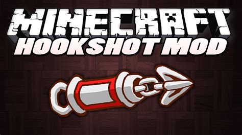 Minecraft Mods | HOOKSHOT MOD | (Swing Everywhere Like Spiderman!) Mod Showcase - YouTube