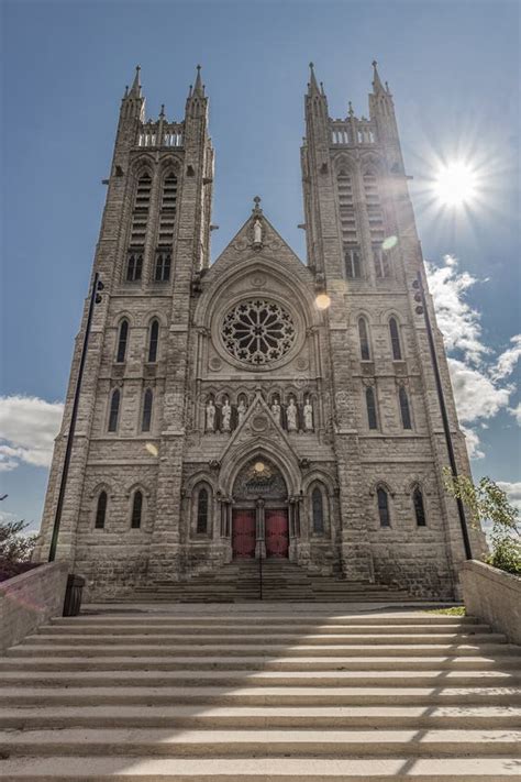 Basilica Of Our Lady Immaculate In Guelph Stock Image - Image of hill, landmark: 112581551