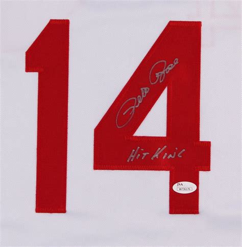 Pete Rose Signed Reds Jersey Inscribed "Hit King" (JSA COA) | Pristine Auction