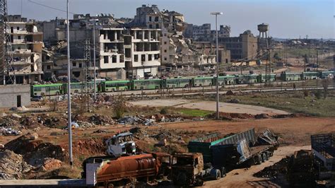 Evacuation of Aleppo underway as cease-fire takes hold | MPR News