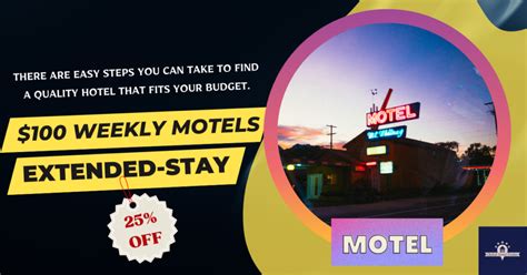 Find Affordable $100 Weekly Motels, Daily and Monthly Motels (2024)