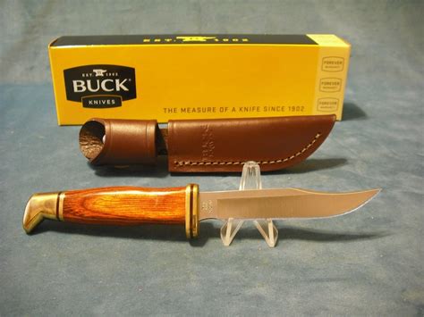 Buck 102 Woodsman Fixed Blade Knife & Leather Sheath | Etsy