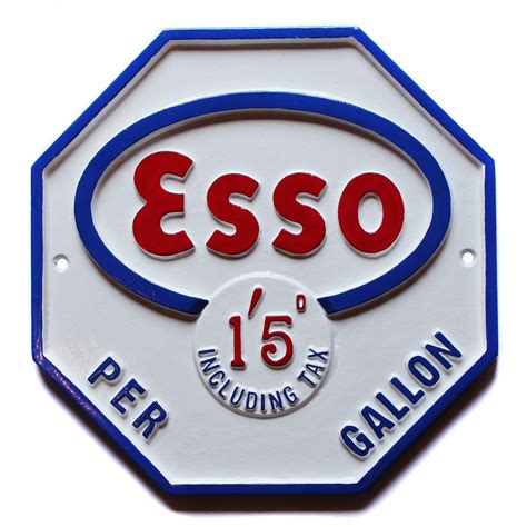 Retro Esso Garage Sign - Yester Home | Garage signs, Motor oil vintage ...