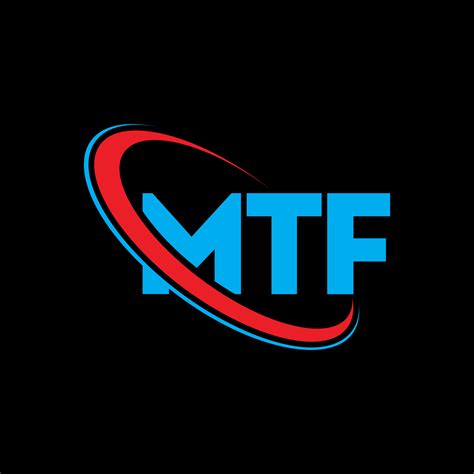 MTF logo. MTF letter. MTF letter logo design. Initials MTF logo linked with circle and uppercase ...