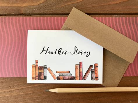 Personalized note cards for the book lover in your life! | Gifts for bookworms, Card set ...