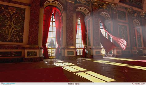 Throne Room Anime Castle Inside Background