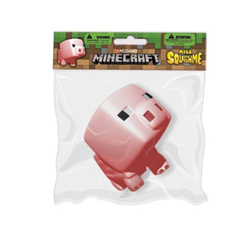 Minecraft Mega SquishMe Series 1 Pig - Just Toys Intl